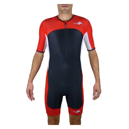 Bild von KiWAMi Prima LD Aero Trisuit - schwarz/rot/weiß