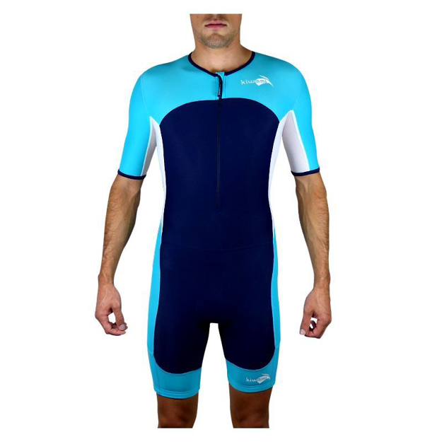 Bild von KiWAMi Prima LD Aero Trisuit - blau/türkis/weiß