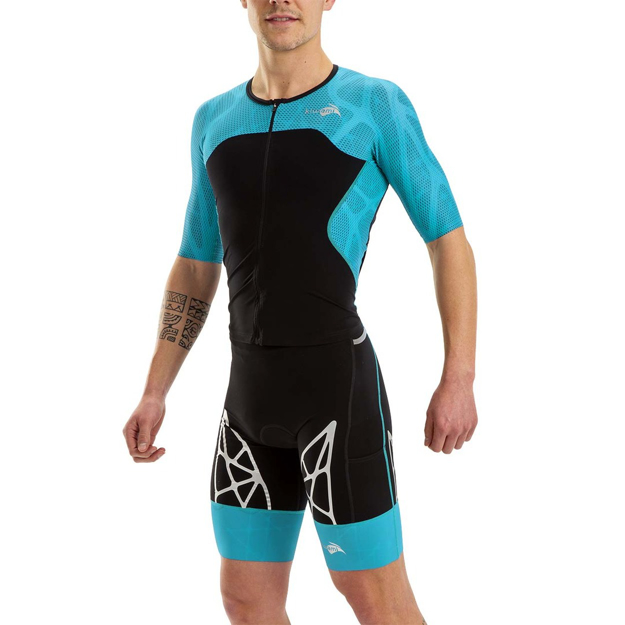 Bild von KiWAMi Spider 2 LD Aero Trisuit - schwarz/smaragd