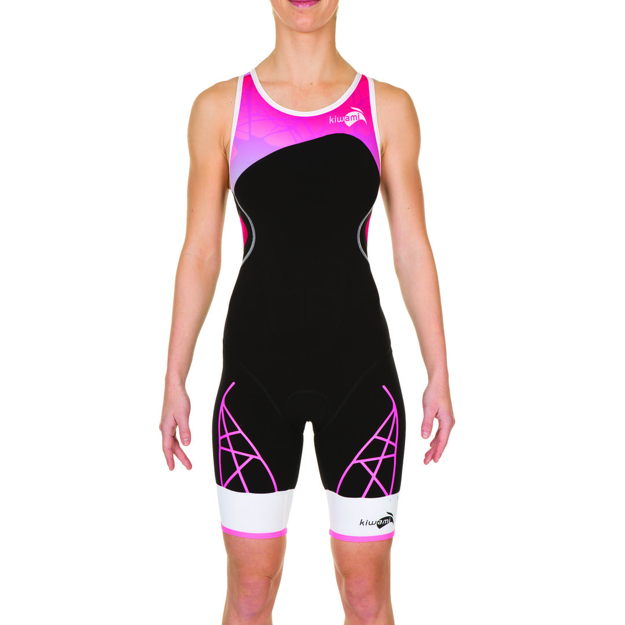 Bild von KiWAMi Spider WS1 Openback Trisuit - schwarz/pink/weiß