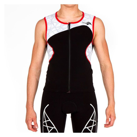 Bild von KiWAMi Spider Triathlon Top - schwarz/rot/weiß