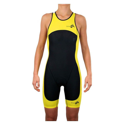 Bild von KiWAMi Prima Openback Trisuit - schwarz/gelb/weiß