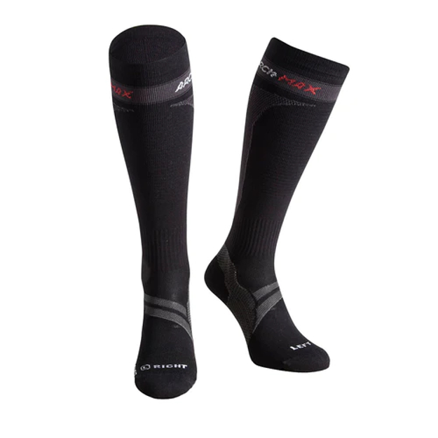 Bild von ARCh MAX UNGRAVITY ULTRALIGHT, ATMUNGSAKTIVE LAUFSOCKE LANGER SCHAFT - BLACK