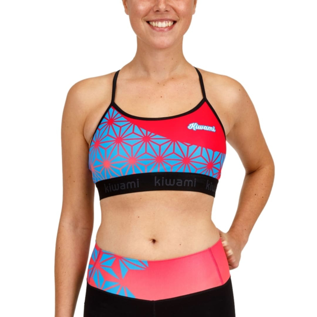 Bild von KiWAMi Tokyo Sports Bra - schwarz/sakura/pink