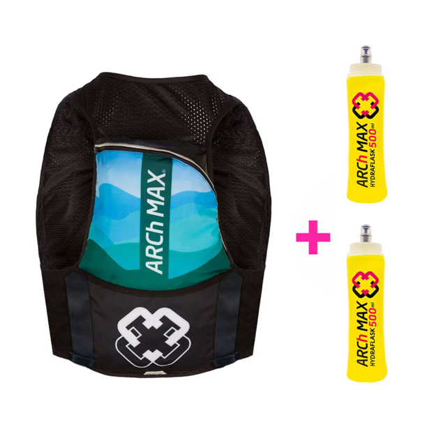 Bild von ARCh MAX HYDRATION VEST- 8L - BLUE inkl. 2 Stück 500ml-Flask